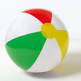 Intex 16'' Glossy Panel Ball: Toys &amp; Games