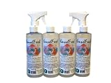 KennelFresh-222 Premier Natural and Safe Pet Odor and Organic Stain Remover (4 - 16oz Spray Bottles With 2 Sprayers)