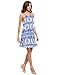 Floerns Women's Tribal Print Sleeveless Halter Neck Shift Mini Tank Dress