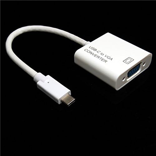 TOTMC® USB3.1 Type-C USB-C Reversible to VGA Adapter for New Macbook 12 inch 2015,Samsung Galaxy Note 5 / Edge