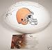 Brady Quinn Autographed Cleveland Browns Team Logo Football