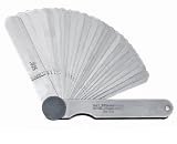 Starrett 66 Thickness Gage with 26 Straight Leaves Ranging from .0015-Inch to .025-Inch in Thickness