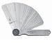 Starrett 66 Thickness Gage with 26 Straight Leaves Ranging from .0015-Inch to .025-Inch in Thickness