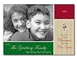 Holiday Photo Cards - 5" x 7" - Photo Holiday Squares Greeting Cards Created From Your Favorite Photo - set of 20