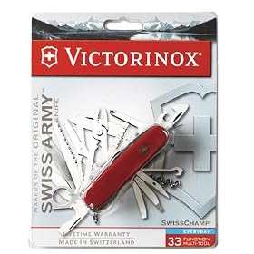 Victorinox 56501 SwissChamp Swiss Army Knife - Red