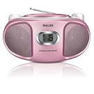 Philips AZ102C Pink FM/MW Radio Portable CD Player