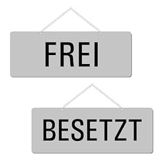 Ofform Wendeschild - T�rh�nger "Frei / Besetzt" 175 x 65 mm Nr.31202-E