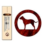 Argentine Dogo Wind Chimes X-SMALL Silver
