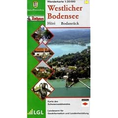 LGL BW 35 000 Wander Westlicher Bodensee: Mit Wander-, Radwegen und touristischer Infrastruktur