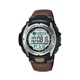 Casio #PAS410B-5V Men's Moon Phase Hunting Timer Pathfinder Watch