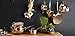 Kuprum Copper Saucepan with Lid 1.4 Quarts Hand-Hammered Tin Lined