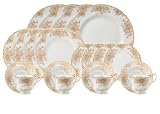 Royal Doulton-Royal Albert Old Country Roses Gold 20-Piece Set