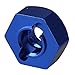 BQLZR Dark Blue CC01-005 Aluminum Alloy Wheel Hub Hex 12x5mm Mount and Pin Upgrade Parts for TAMIYA CC01 4WD RC1:10 Car Pack of 4