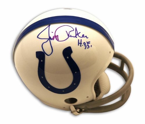 Autographed Jim Parker Baltimore Colts Mini Helmet Inscribed HOF 73