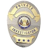 Private Investigator Badge (Silver)