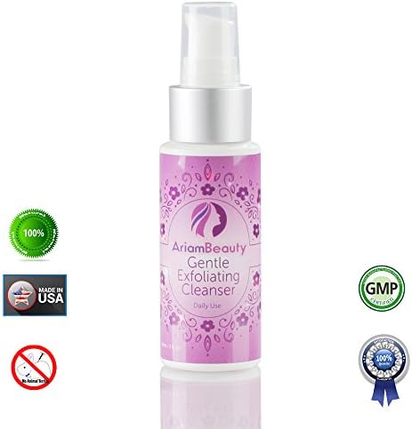Ariam Beauty Gentle Exfoliating Cleanser-Scrub, Anti-Aging, Detoxifying, Improves Skin Texture, Reduces Dark Circles,live Skin Cleaner & Healthier Glycerin Rich(green Tea) Leaf Extract & Citric Acid.