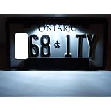 Ultra Bright Universal Car Motorcycle ATV LED License Plate Holder Light with 5 White... by KapscoMoto
