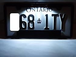 Universal Car Motorcycle LED License Plate Holder Light fits roll pan Will fit: Suzuki, Honda, Yamaha, Kawasaki, Ducati, Harley Davidson, jeep, cars truck