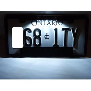 Universal Car Motorcycle LED License Plate Holder Light fits roll pan Will fit: Suzuki, Honda, Yamaha, Kawasaki, Ducati, Harley Davidson, jeep, cars truck
