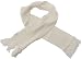 Strick-Schal mit Fransen grob gestrickt natur