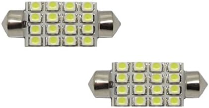 AS Vision AS-FT-1210-16SMD B PAIR-5PK SMD 16-LED Festoon Dome Light, 10 Pack