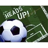 Heads Up! Soccer Party Invitations 8 Pack