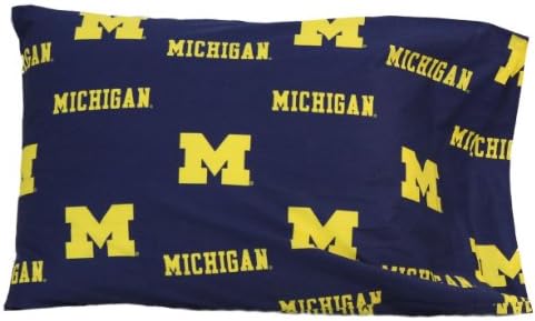 Michigan Wolverines 20 x 30 Team Logo Pillow Case