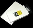 25 VHS Cardboard Slip Sleeves - White - Bottom Loading with Window - #VHJWWHBOHH (Covers / Boxes / Tapes)