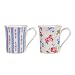 Churchill China Cath Kidston Pastel Blue & Bird Gift Box of 2 Mugs