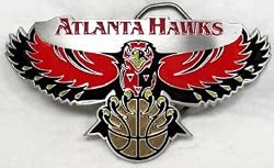 Atlanta Hawks Enamel Belt Buckle, NBA Basketball Buckle