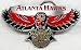 Atlanta Hawks Enamel Belt Buckle, NBA Basketball Buckle