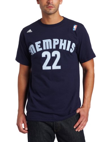 NBA Memphis Grizzlies Rudy Gay Men's Name and Number Tee (Navy, Medium)
