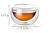 Luxtea Double-walled Borosilicate Teacup Glass Heat-resisting Tea Cup Hold 2 Oz,set of 10 (Teacup10pcs)