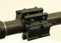 Universal Rifle Barrel Dual Mount with Weaver Style 1 Inch Side Mount