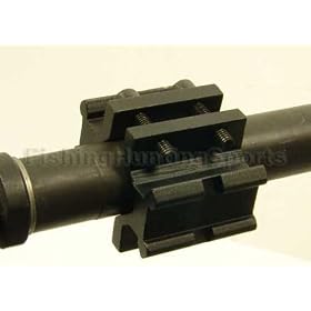 Universal Rifle Barrel Dual Mount with Weaver Style 1 Inch Side Mount by 