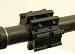 Universal Rifle Barrel Dual Mount with Weaver Style 1 Inch Side Mount