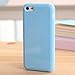 iPhone 5C Jelly Case, ANLEY Candy Fusion Series - [1.5mm Slim Fit] [Shock Absorption] Classic Jelly Silicone Case Soft Cover for iPhone 5C (Sky Blue) + Free Screen Protector