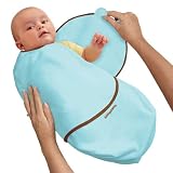Kiddopotamus SwaddleMe Organic 100% Bamboo Small, Aqua