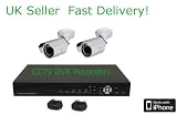 2 CCTV Camera system. 2 CCTV Cameras & DVR Recorder Kit