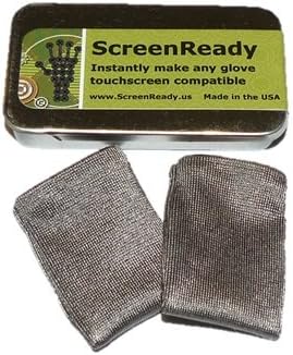 ScreenReady - Turn any gloves into touchscreen gloves instantly. Works with any touchscreen device including iPhone, iPad, iPod, Android, Smart Phone, Tablets, Cell Phones, Samsung, Motorola, Sony, Gaming and Texting (Large - Men)
