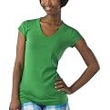 Juniors' Mossimo Supply Co. Cap-Sleeve V-Neck Tee - Patio Green