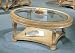 0val Occasional Table With Glass Top
