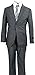Boys Slim Suit in Gray Textured Dresswear