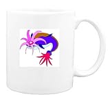 Mug with dolphin, whale, porpoise, orca, fish