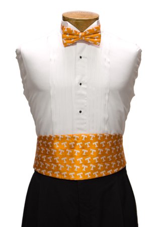 Tennessee Cummerbund & Bowtie Set - University of Tennessee Orange Cummerbund...