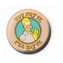 Simpsons - Buttons Homer Fry It (in 2,5 cm)