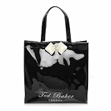 Ted Baker Large Black Vinyl Shopper Tiecon