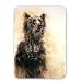 Grizzly Bear 1, 2002 (carbon pencil,.. - Mouse Mat Art247 Highest Quality Natural Rubber Mouse Mats - Mouse Mat