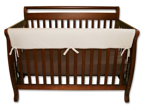 Natural Fleece 3 Piece CribWrap Convertible Crib Rail Cover Set