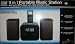Zone 3 in 1 Portable Music Station with Built In MP3 Player Port, Radio and Alarm Clock